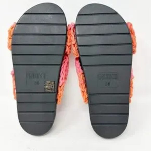 INUIKII Crochet Criss Cross Slide Sandals NWT - Size 8 - Picture 4 of 7